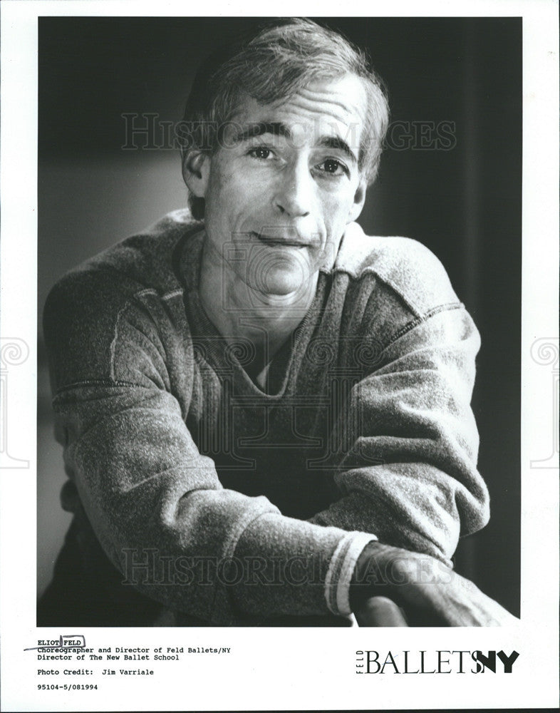 1995 Press Photo Elliot Feld
Director, The New Ballet School - Historic Images