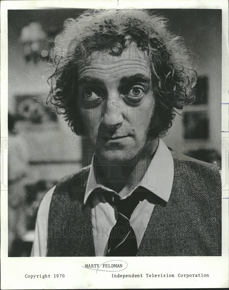 1970 Press Photo Marty Feldman Comedian Independent Televsion Corporation - Historic Images