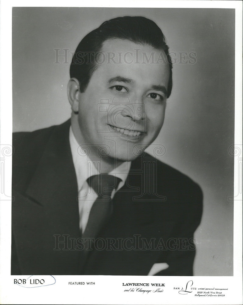 1970 Press Photo of violinist Bob Lido, frequently on Lawrence Welk Show - Historic Images