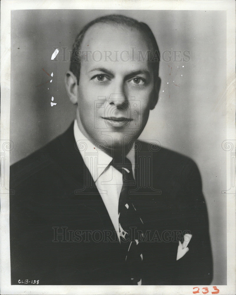 1955 Press Photo Alfred M. Lilienthal/Middle East Specialist/Author/Lecturer - Historic Images