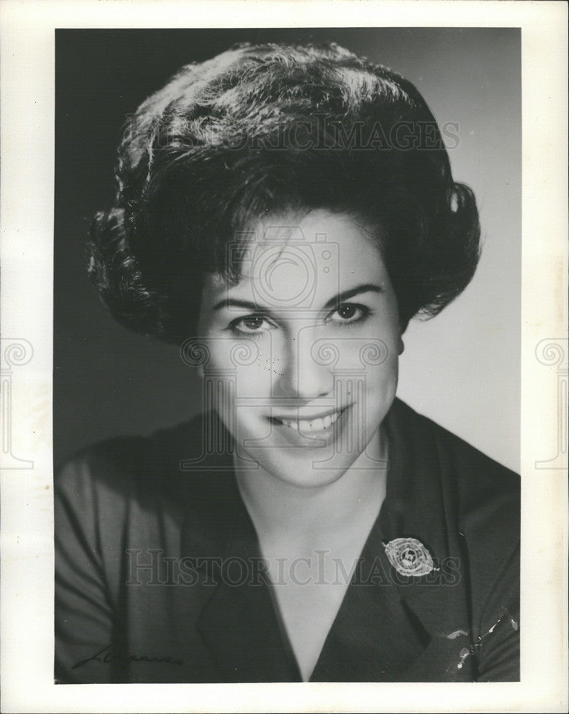 1969 Press Photo Singer Ilva Ligabue Performer With Lyric Opera Of Chicago - Historic Images