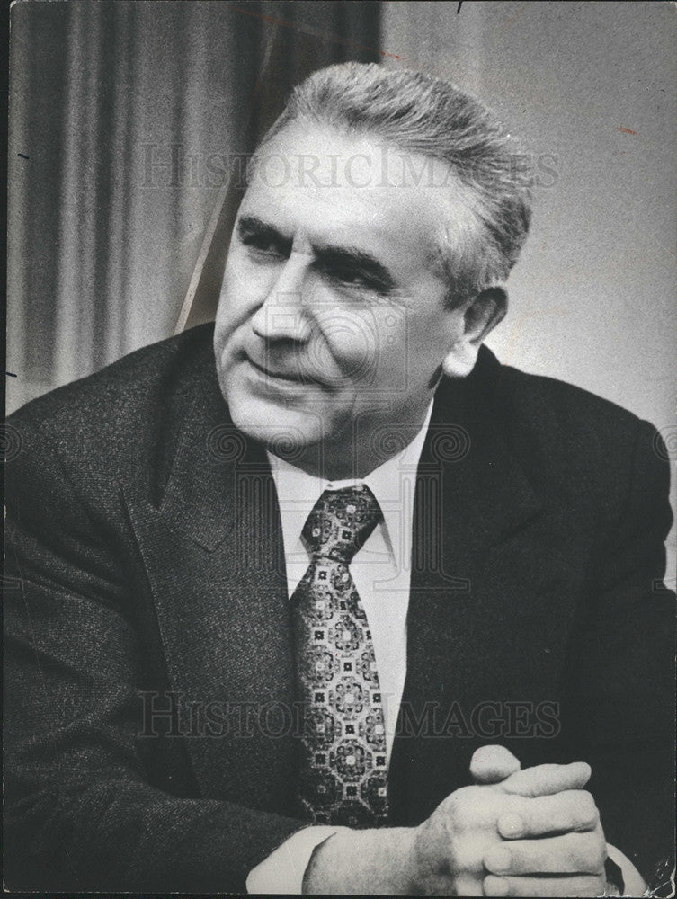 1977 Press Photo Edward Gierek, Polish Communist Politician - Historic Images