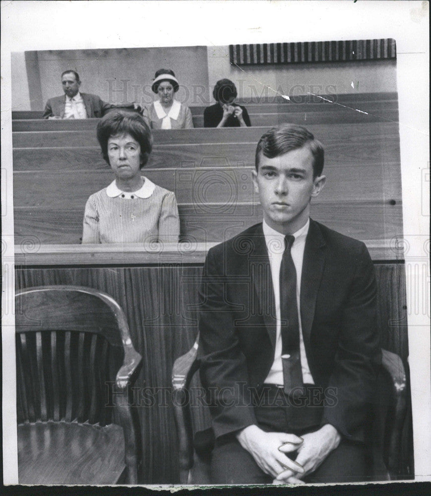 1966 Press Photo Paul Eric Krueger/Murder Trial/Mrs. Noel Little/Mrs. Van Carson - Historic Images