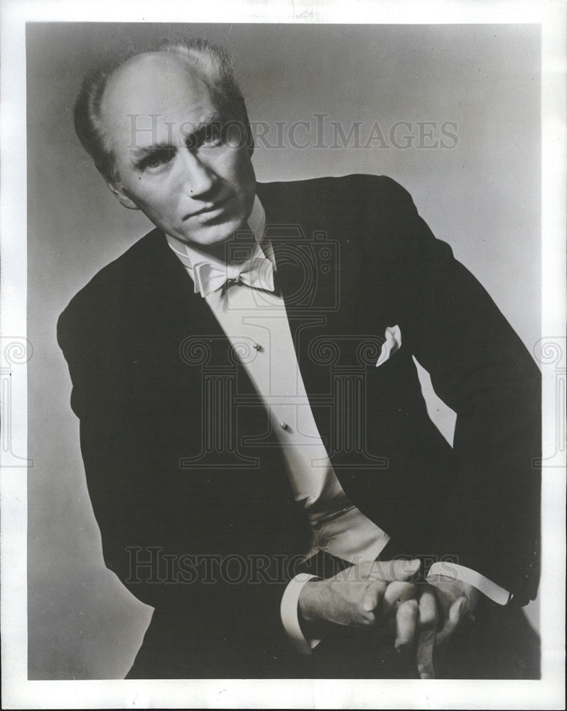 Undated Press Photo Dr Karl Krueger, American Arts and Detroit Symphony Orchestra - Historic Images