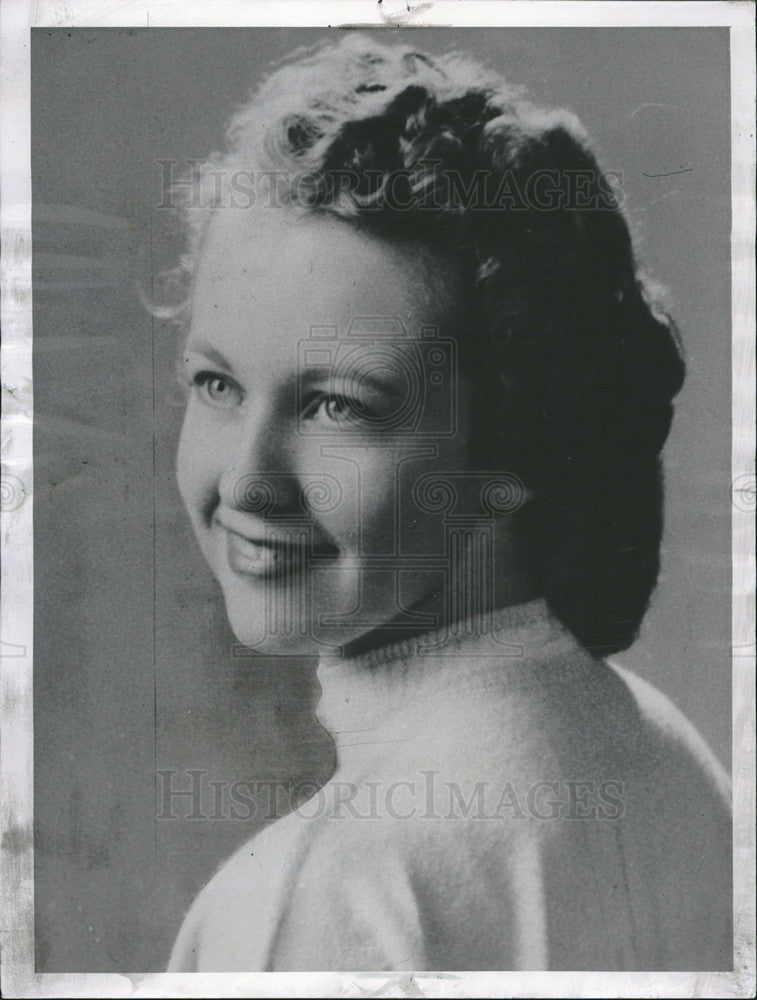 1959 Press Photo Mrs James E Ferguson, Wife of Missing Airman - Historic Images