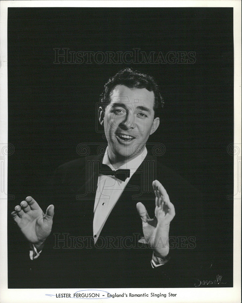 1961 Press Photo Lester Ferguson Singer England - Historic Images