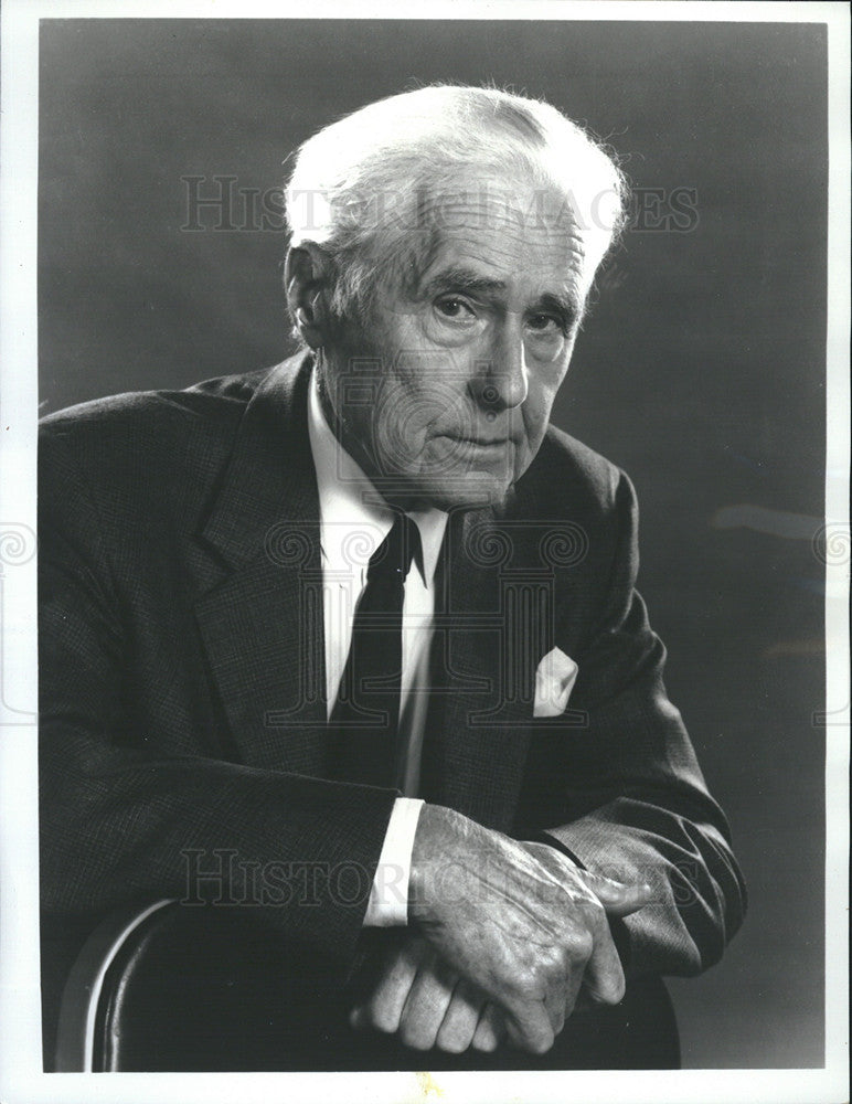 1970 Press Photo Parker Fennelly Headmaster CBS Television Actor Mr. Purdy - Historic Images