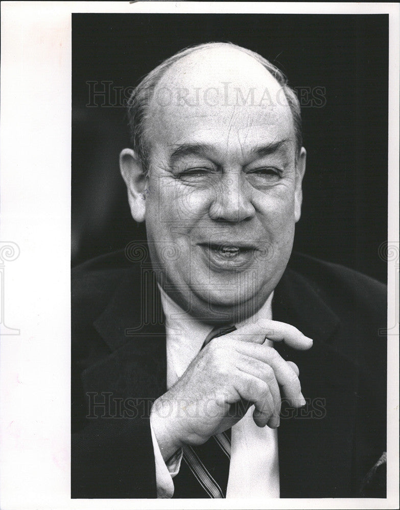 1990 Press Photo Charles Kuralt/Journalist/CBS Evening News Correspondent - Historic Images