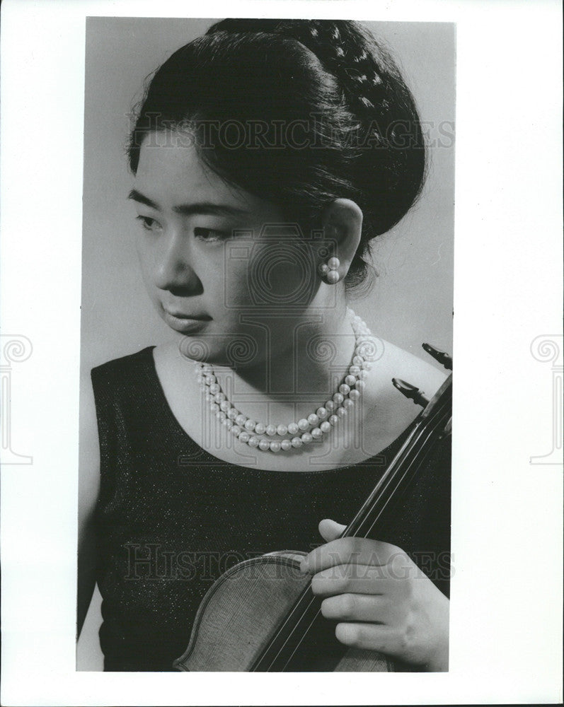 1971 Press Photo Yuriko Kuronuma Japanese Violinist - Historic Images