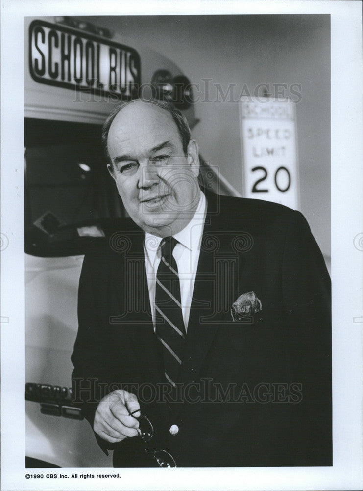 1990 Press Photo Charles Kuralt/Journalist/CBS News Correspondent - Historic Images