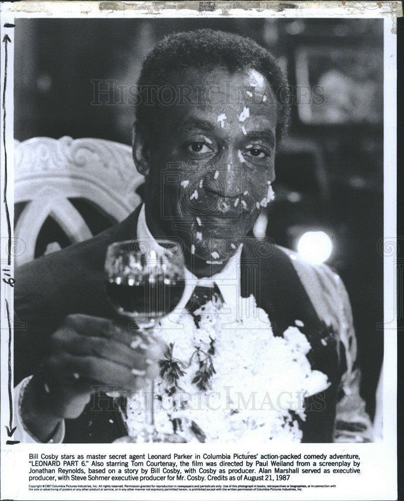 1987 Press Photo Actor Bill Cosby - Historic Images