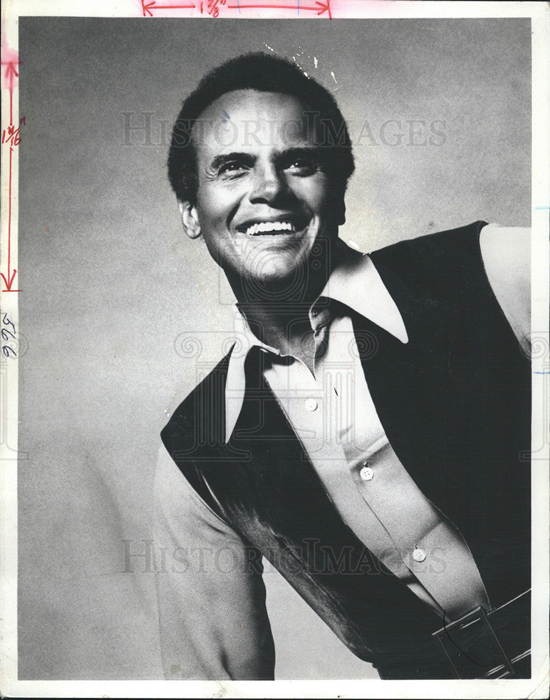 1971 Press Photo Singer Harry Belafonte Appearing At Mill Run Theater Niles - Historic Images