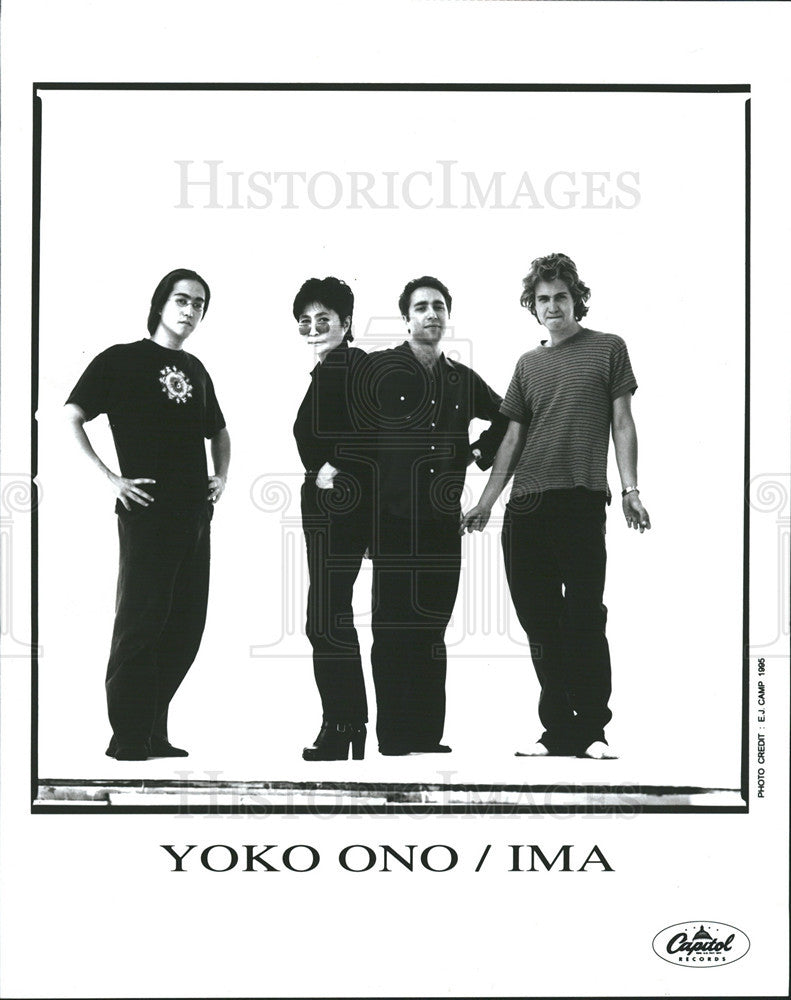 1995 Press Photo Musicians Yoko Ona And Ima Capitol Records Artists - Historic Images