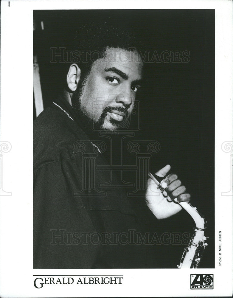 1992 Press Photo Gerald Albright Atlantic Records - Historic Images