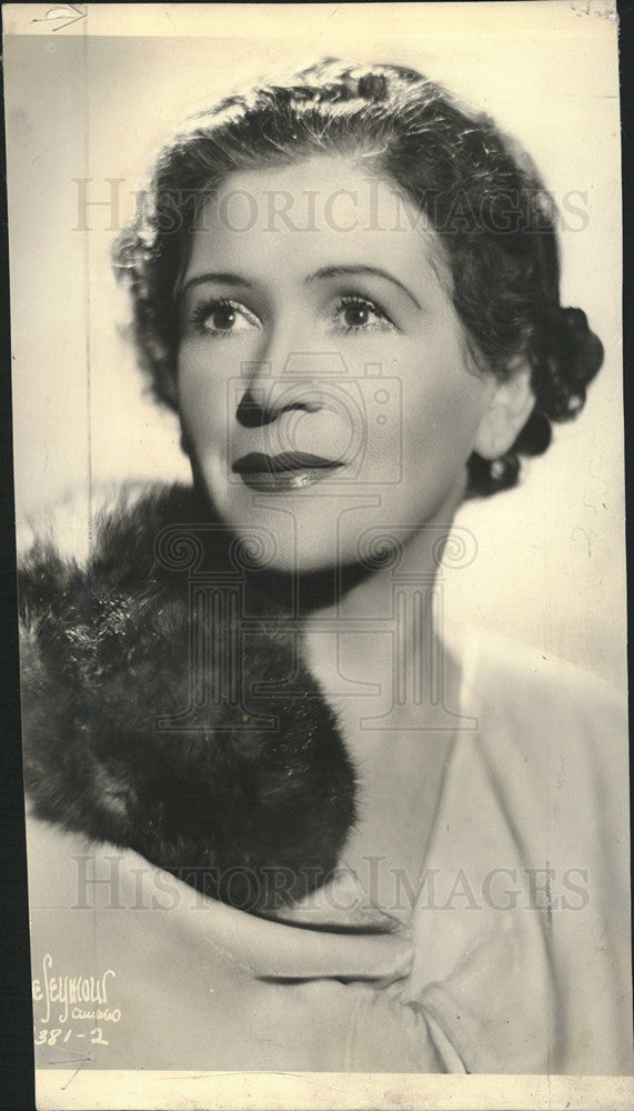 1938 Press Photo Stage Actress Maria Kurenko - Historic Images