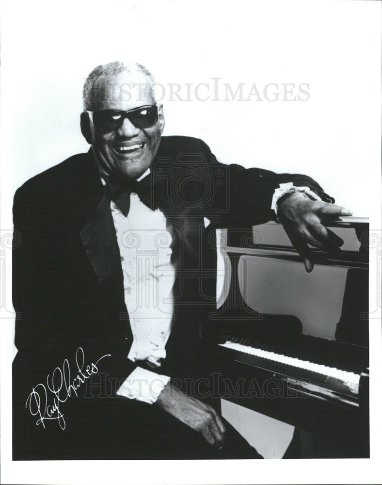 1992 Press Photo Musician Ray Charles - Historic Images