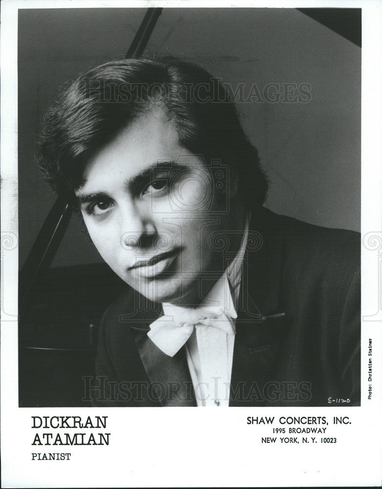 1981 Press Photo Dickran Atamian/Pianist - Historic Images