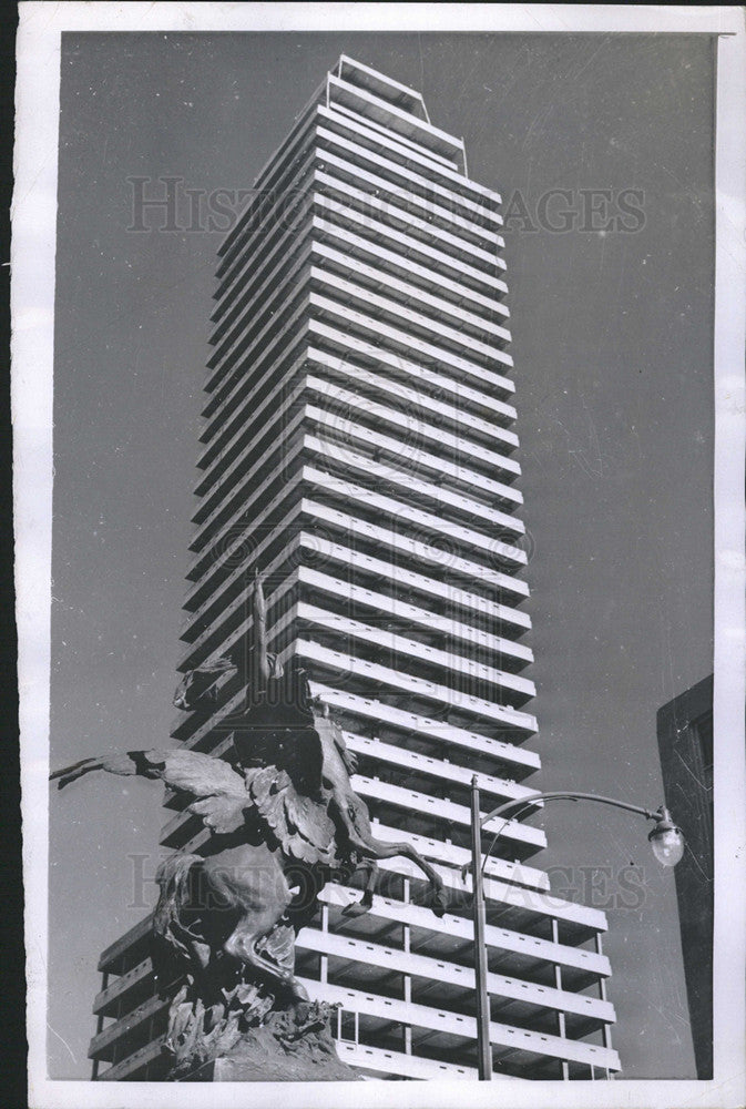 1953 Press Photo The Edificio Nacional In Mexico City. - Historic Images