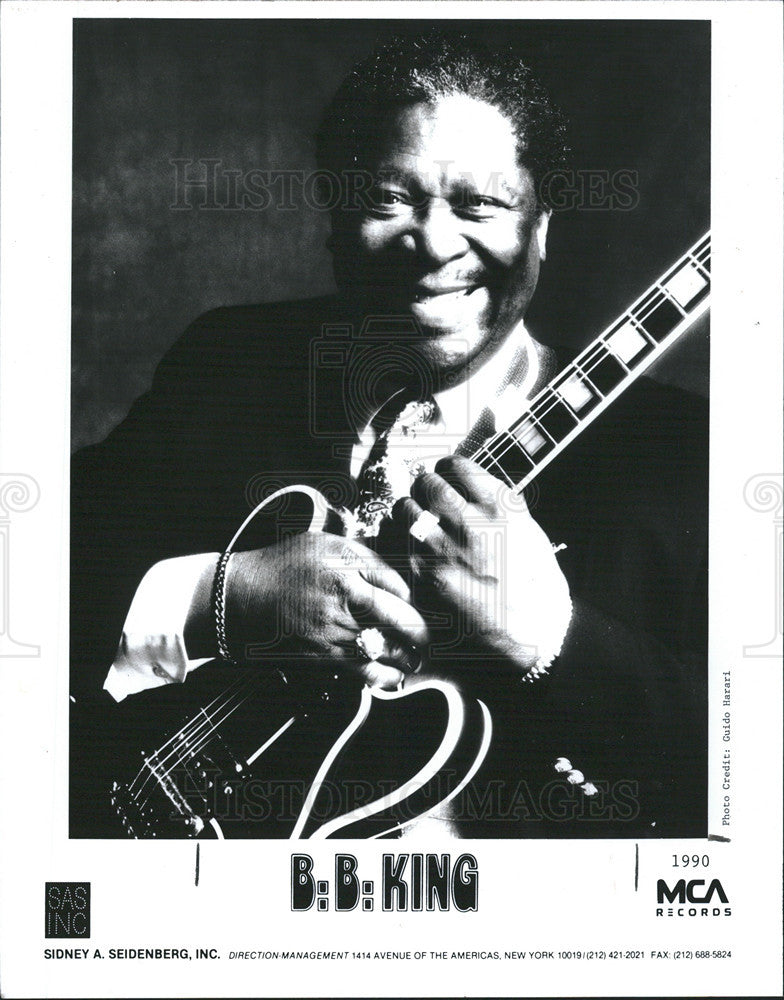 1993 Press Photo BB King - Historic Images