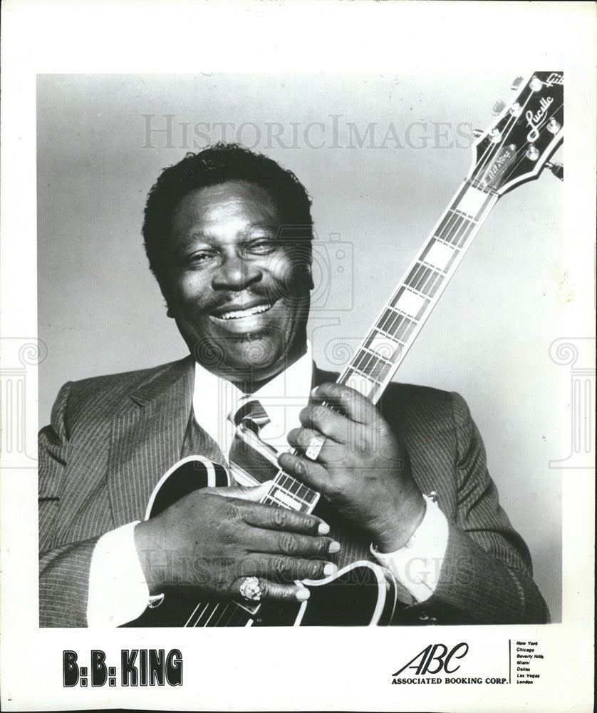 1986 Press Photo B.B. King - Historic Images