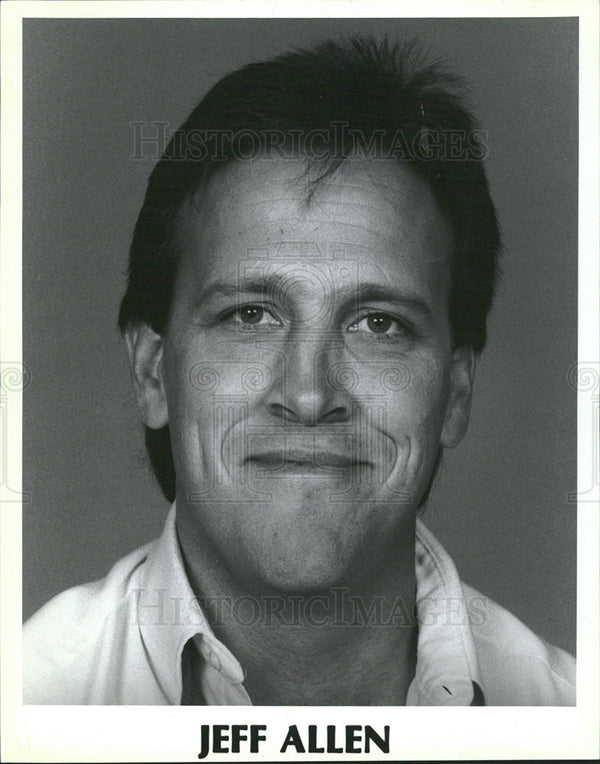 1988 Press Photo Christian StandUp Comedian Jeff Allen Historic Images