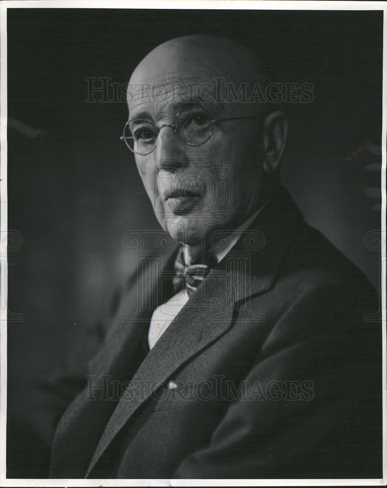 1952 Press Photo Dr. Isaac A. Abt Pediatrician Professor Emeritus Northwestern - Historic Images