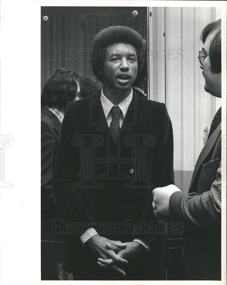 Press Photo Arthur Ashe, Afro-American Professional Tennis Player - Historic Images