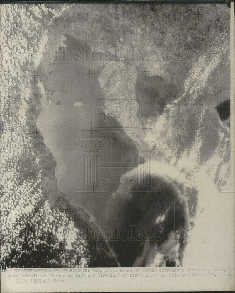 1973 Press Photo Taken by NASA's Skylab Astronauts - Historic Images