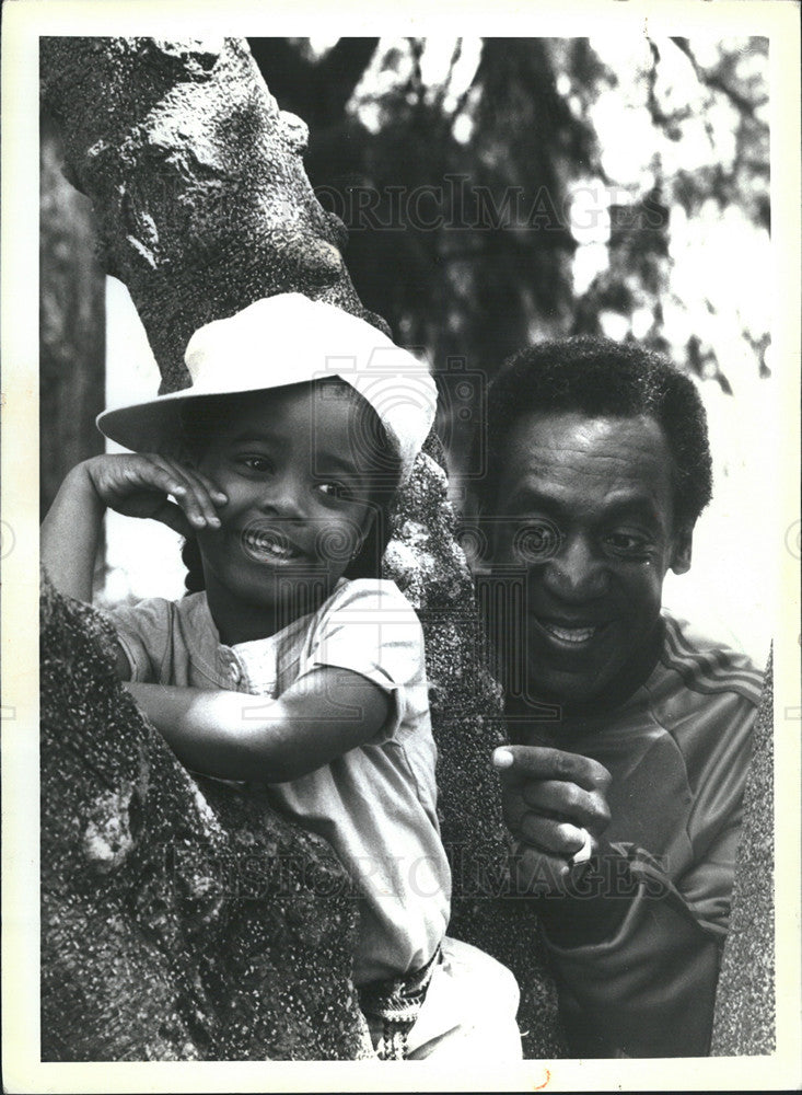 1985 Press Photo Bill Crosby and Keisha Knight - Historic Images