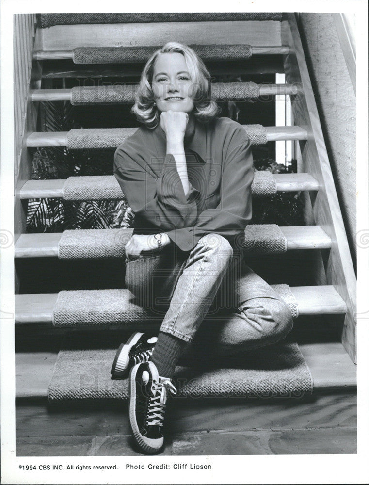 1994 Press Photo Actress Cybill Shepherd Starred in CBS-TV Sitcom &quot;Cybill&quot; - Historic Images