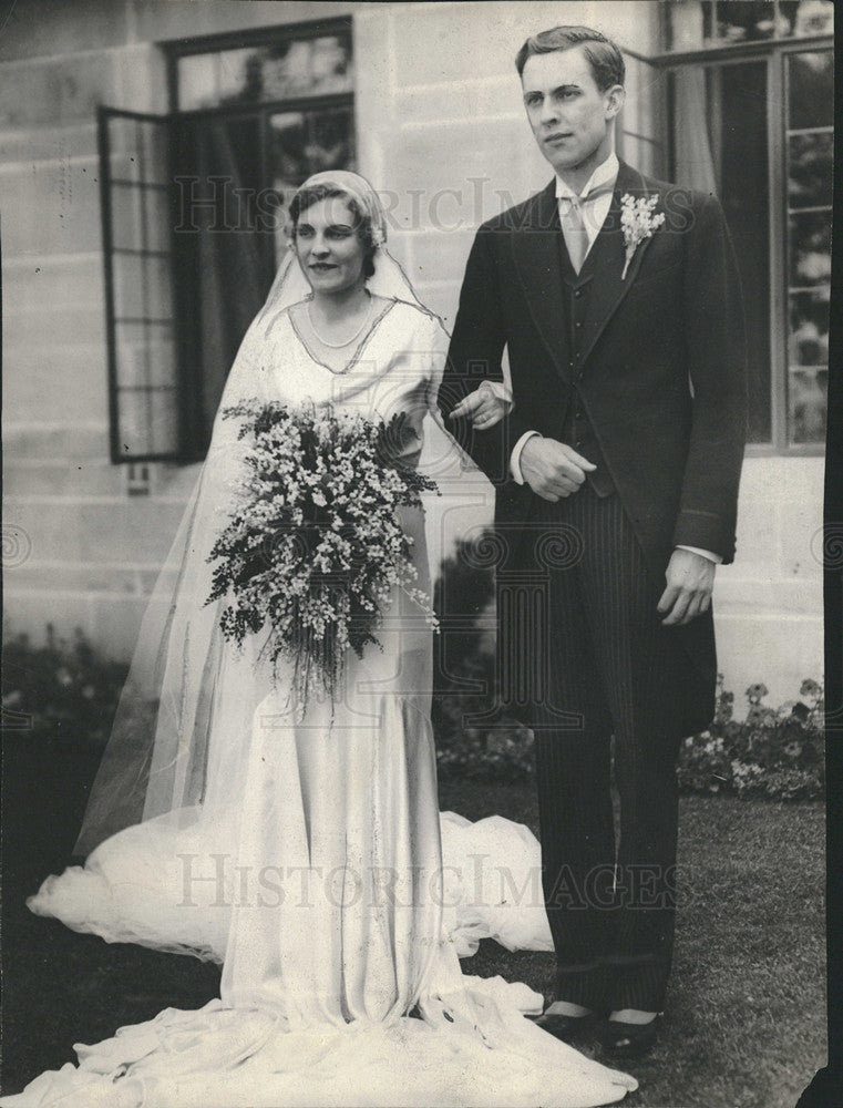 1931 Press Photo mr Mrs james Roland Addington highland park - Historic Images