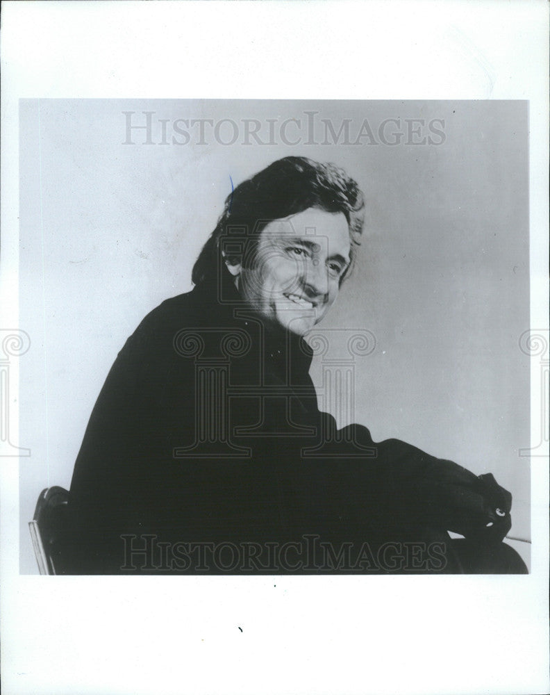 1980 Press Photo Actor Johnny Cash - Historic Images