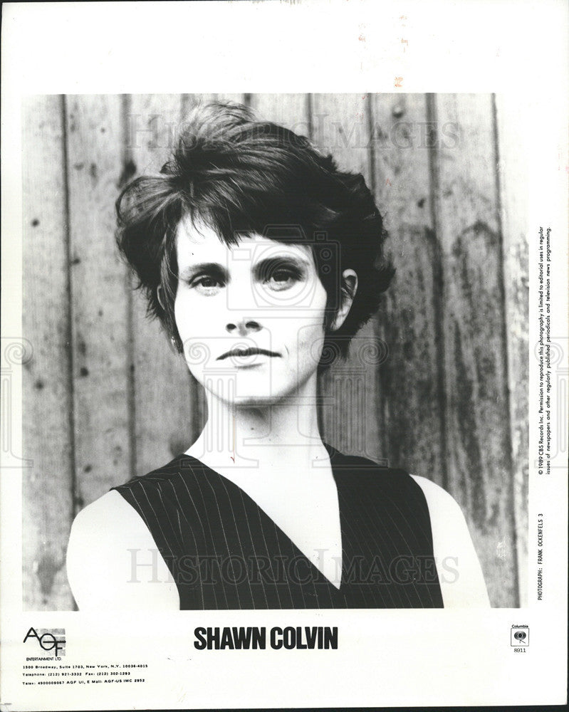 1989 Press Photo
Shawn Colvin - Historic Images