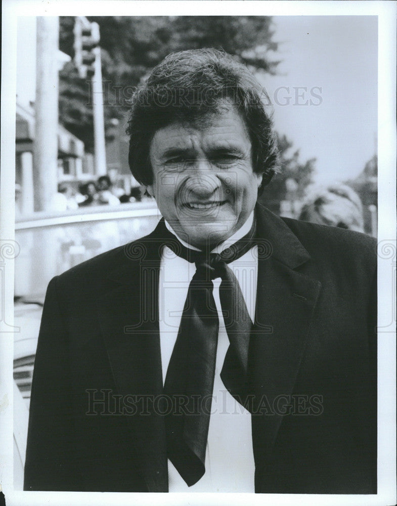 Press Photo Johnny Cash Acting In The Baron And The Kid - Historic Images