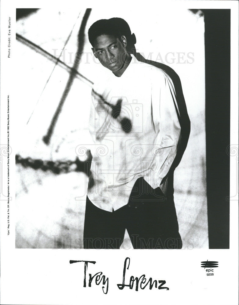 1993 Press Photo Singer Trey Lorenz - Historic Images