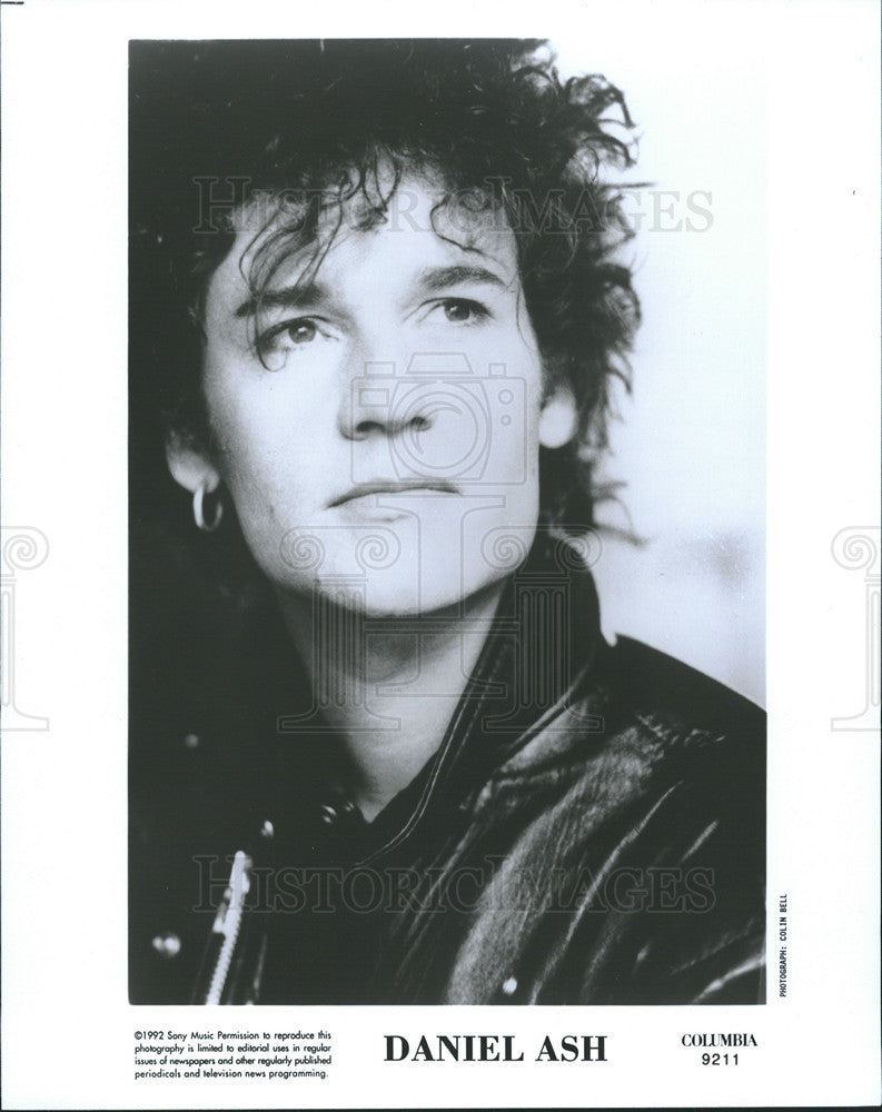 1993 Press Photo Singer Daniel Ash - Historic Images