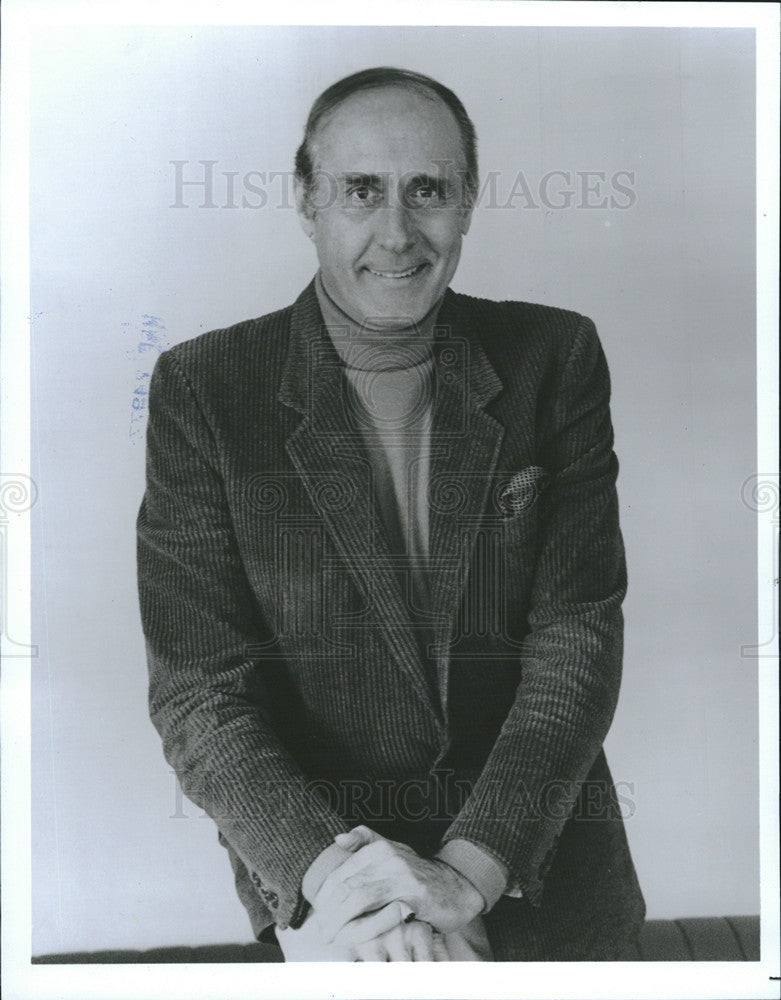 1989 Press Photo Henri Mancini Composer Conductor Arranger Wrote Film, TV Scores - Historic Images