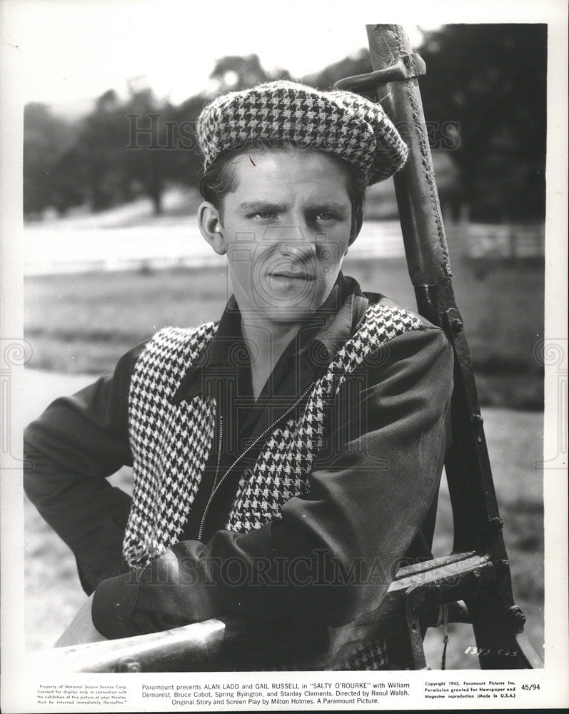 1945 Press Photo Stanley Clement Actor - Historic Images