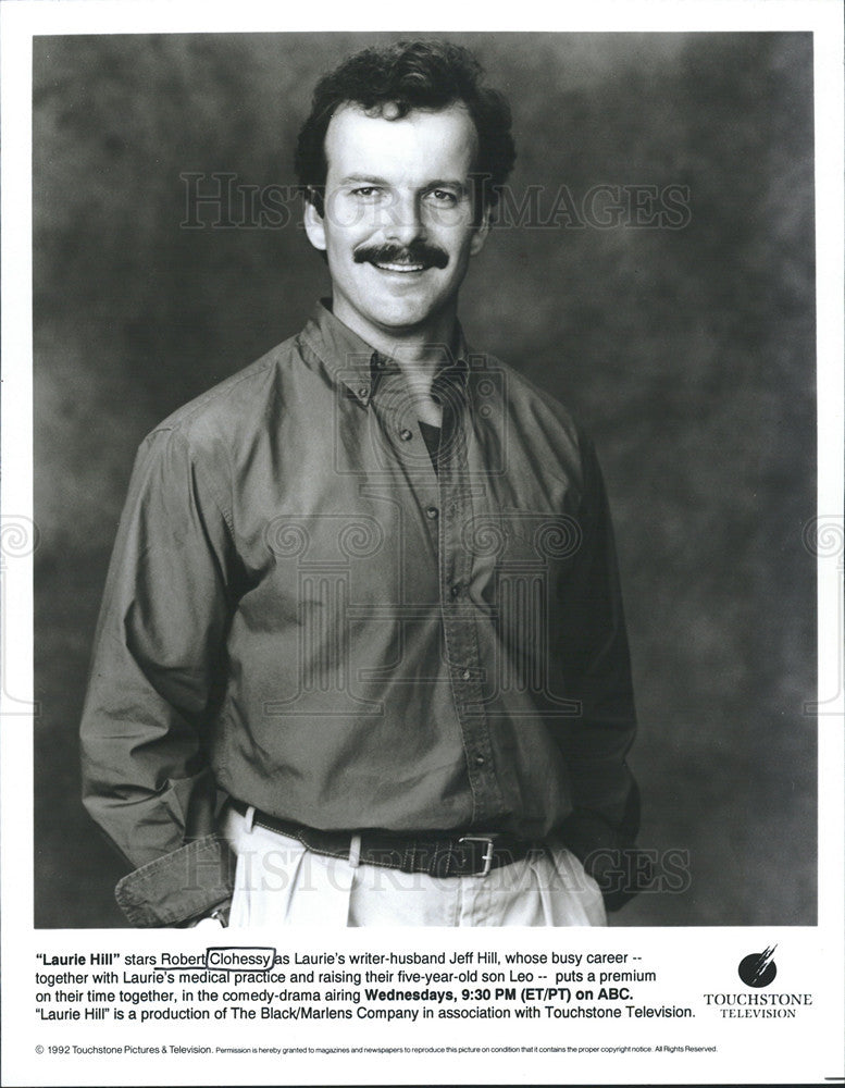 1992 Press Photo of actor Robert Clohessy on TV show &quot;Laurie Hill&quot; - Historic Images