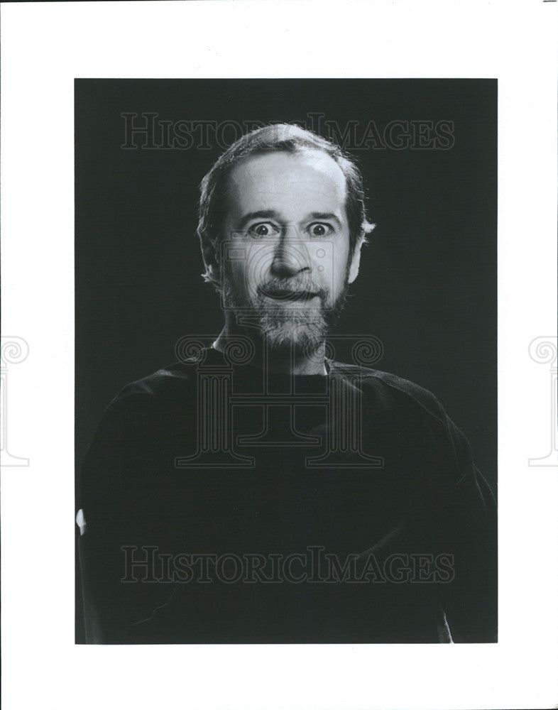 1985 Press Photo comedian george carlin metro cenre - Historic Images