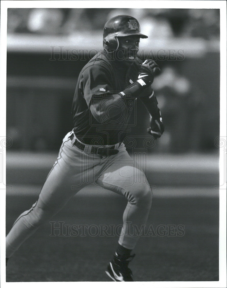 Undated Press Photo Chuck Carr,Milwaukee Brewers - Historic Images