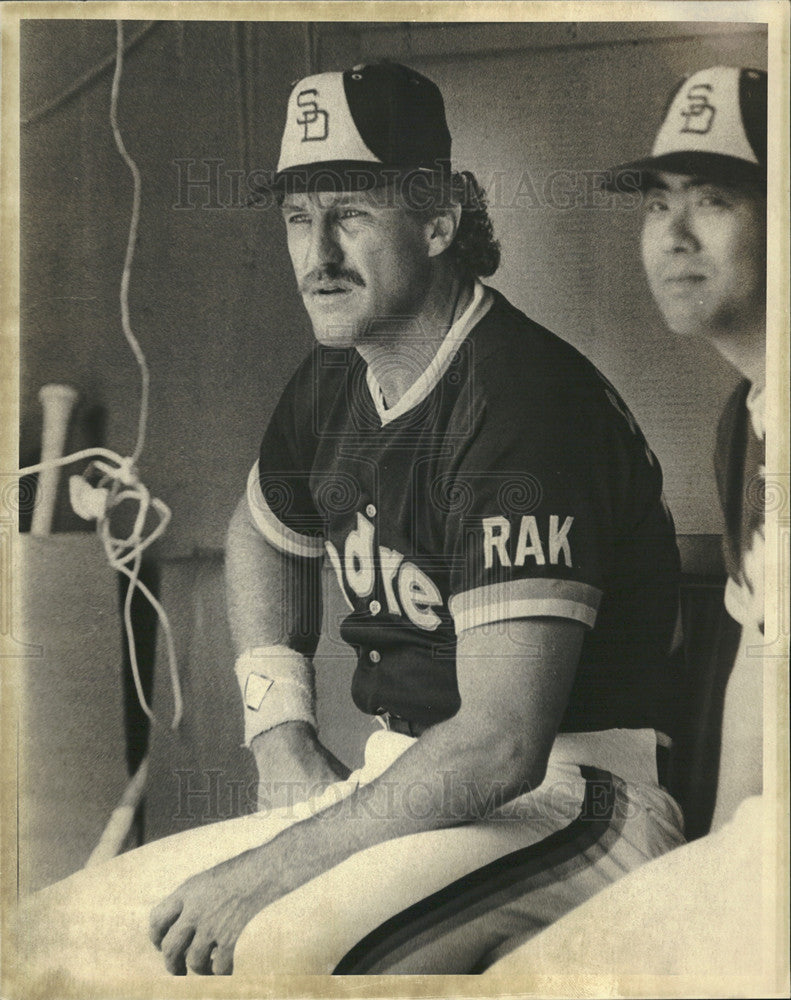 1984 Press Photo Champ Summers,San Diego Padres - Historic Images