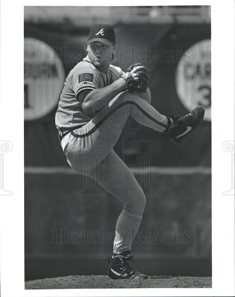 1994 Press Photo Mike Stanton,Atlanta Braves,pitcher - Historic Images