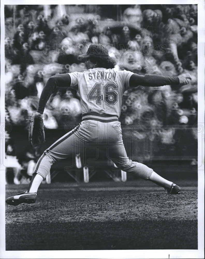 1982 Press Photo mike Stanton seattle Pitcher - Historic Images