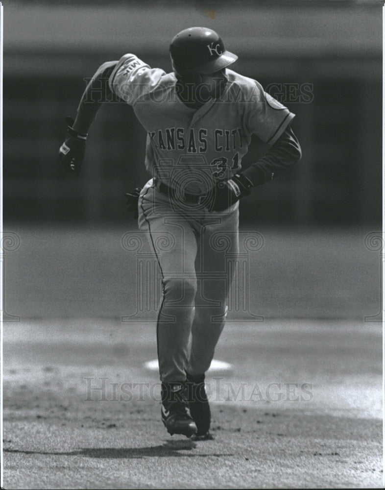 1995 Press Photo Michael tucker Kansas City Royals - Historic Images