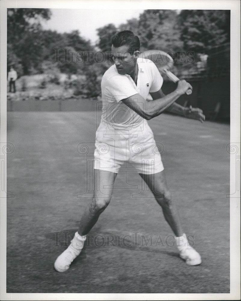 1961 Press Photo Gardner Mulloy Tennis - Historic Images