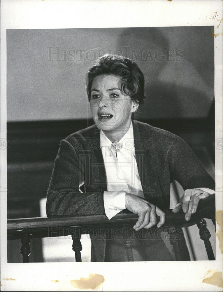 1968 Press Photo Ingrid Bergman,actress - Historic Images