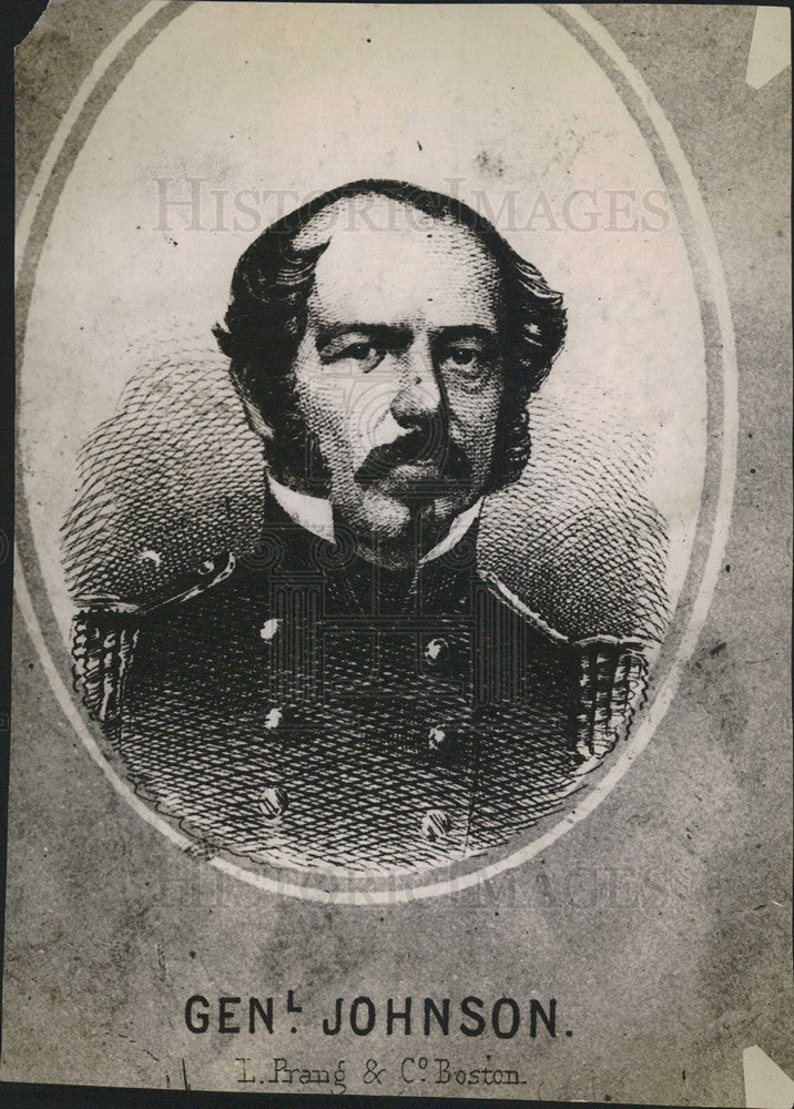 Undated Press Photo Portrait of General Johnson - Historic Images