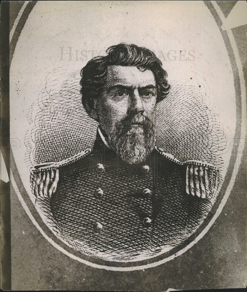 Press Photo Portrait of General Hardee - Historic Images