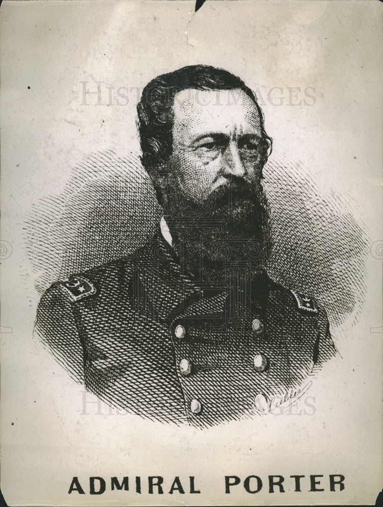 Undated Press Photo Portrait of Admiral Porter - Historic Images